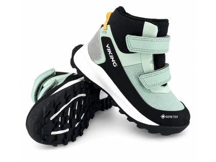 Dětské boty Viking Expower Mid GTX 2V Green