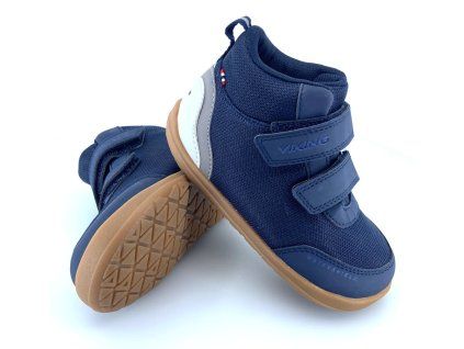 Viking Alv Barefoot Paw Mid WP 2V Navy