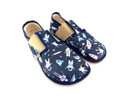 Barefoot bačkory Pegres BF01 Půlnoc