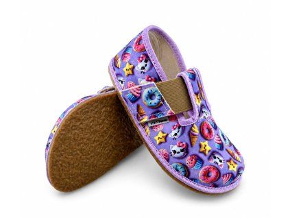Barefoot bačkory Pegres BF01 Cupcake