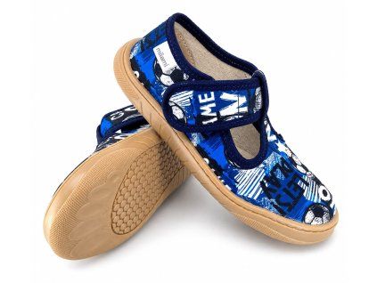 Dětské barefoot bačkory Milami BF1C MAA60 66B Blue
