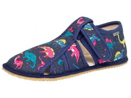 Dětské barefoot bačkory Beda BFN 170020 W BR (1)