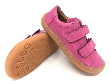 Barefoot tenisky Froddo Fuchsia kožené G3130176 7