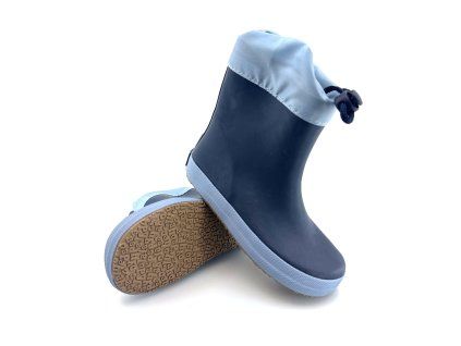 Dětské barefoot holínky Playshoes Navy