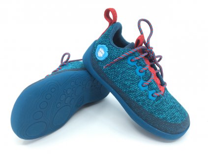 Barefoot Affenzahn Lowcut Knit Shark Lace
