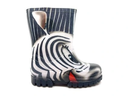 Dětské holínky Demar Twister zebra