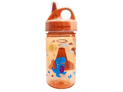 Nalgene Grip'n Gulp orange volcano
