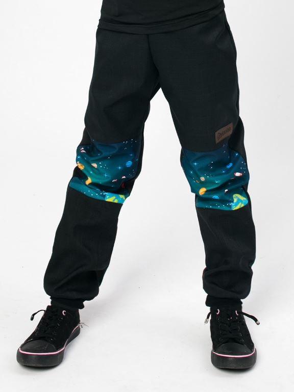 Drexiss Softshellové kalhoty ZIMNÍ BLACK-UNIVERSE Velikost: 140-146