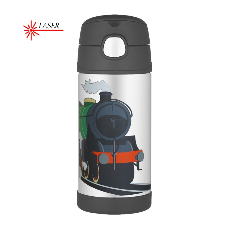 Levně Thermos Dětská termoska s brčkem - vlak