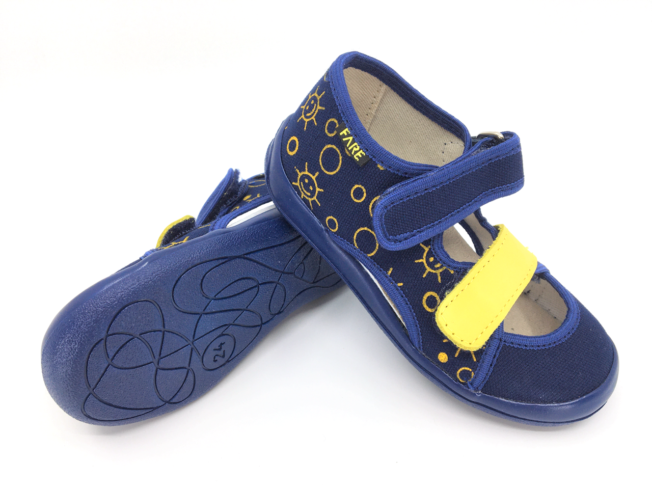 Dětské textilní sandálky / papuče FARE 4418401 Velikost: 23