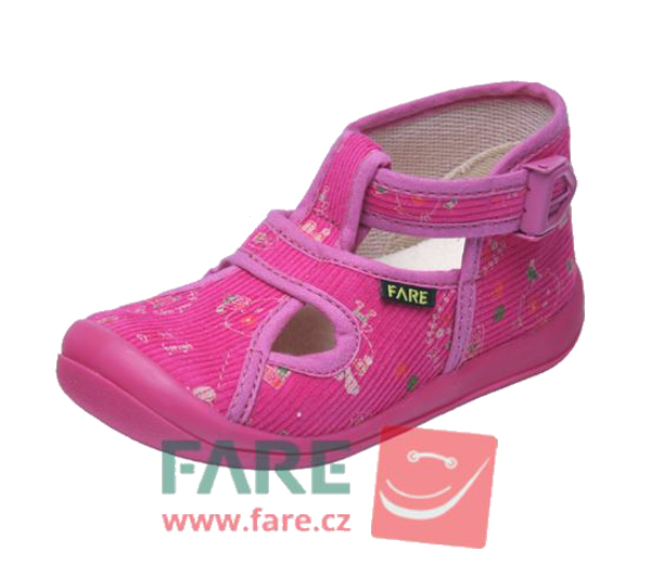 Dětské papuče na přezku FARE 4114445 Velikost: 23