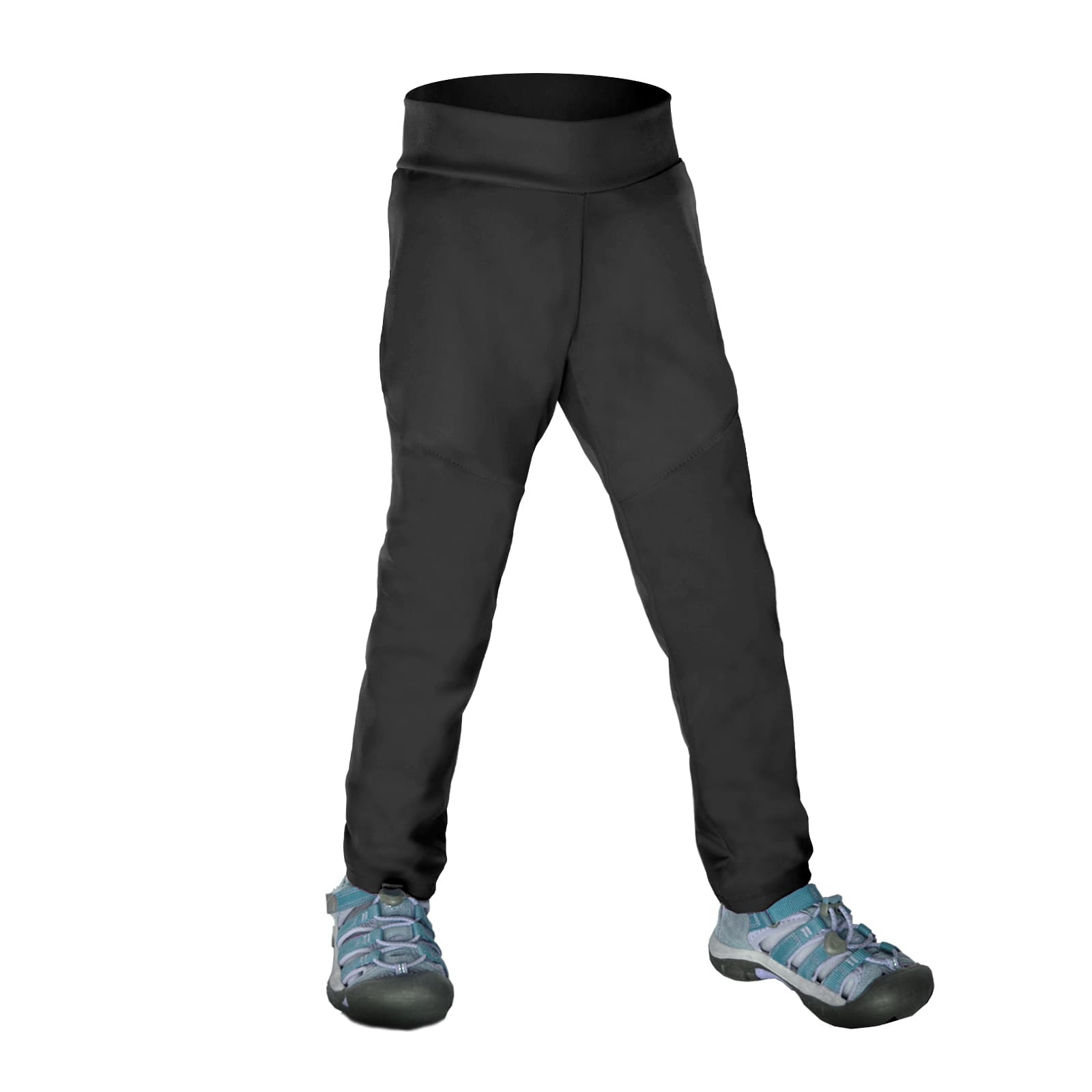 UNUO Softshellové kalhoty bez zateplení Sporty Černé Velikost: 140 - 146 UNUO Softshellové kalhoty bez zateplení Sporty Černé Velikost: 140 - 146