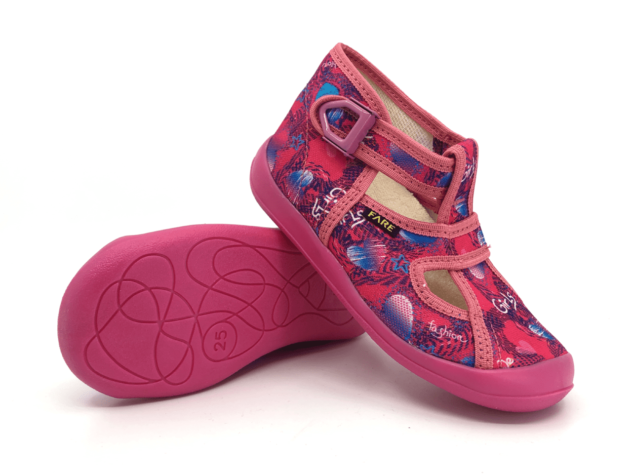 Dětské papuče na přezku FARE 4114447 Velikost: 25