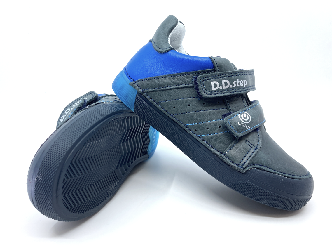 Svítící boty DD Step S068-337C Bermuda Blue Velikost: 25