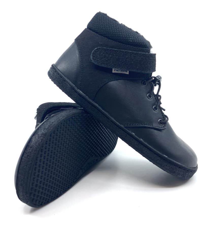 Pegres BF40 0.1 zimní barefoot černá 36, Vnitřní délka boty: 23,8 cm, Vnitřní šířka boty: 8,7 cm