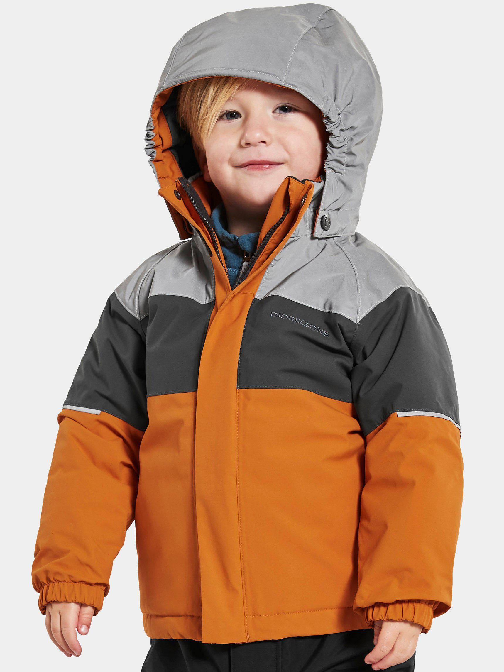 Dětská zimní bunda Didriksons Lux Burnt Glow Velikost: 140