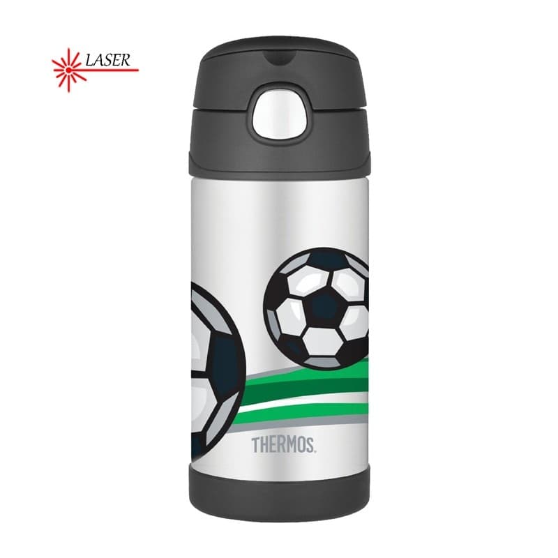 Thermos Dětská termoska s brčkem - fotbal