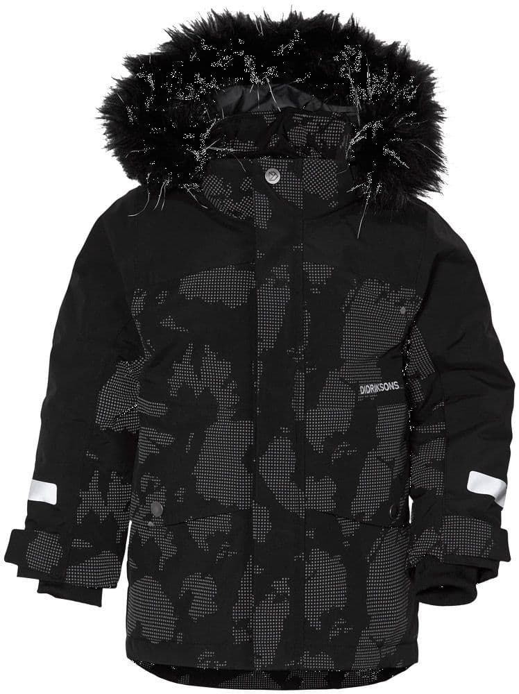 Levně Dětská zimní bunda Didriksons Bjarven Print Island Reflex Special Edition
