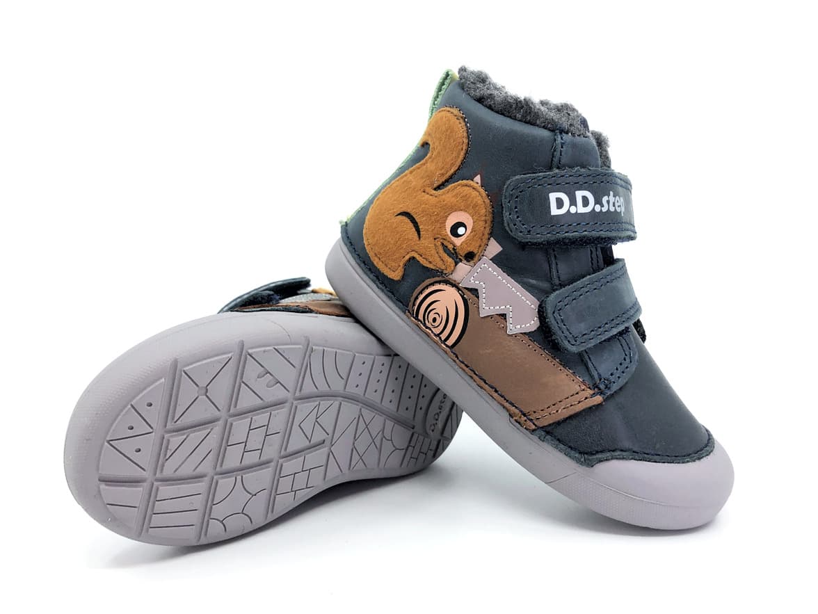 Dětské zimní boty DD Step W066-852 Royal blue Velikost: 25