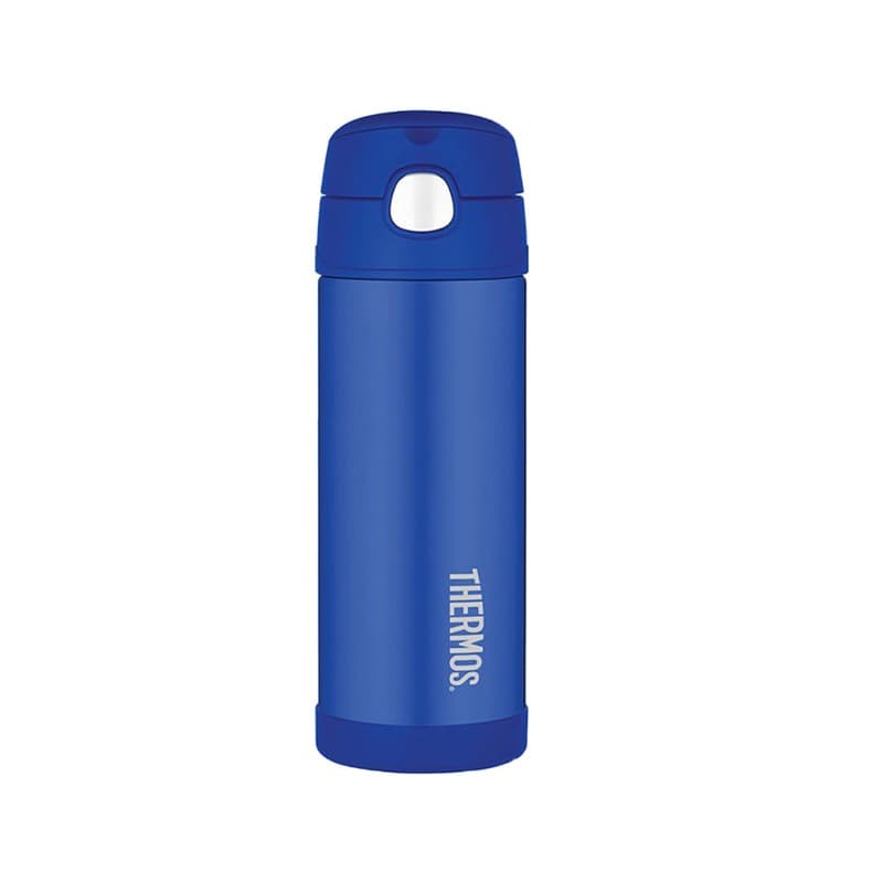 Thermos Dětská termoska s brčkem 470 ml modrá