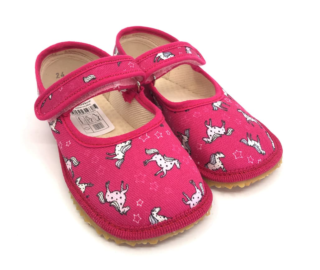 Dívčí Barefoot bačkory-baleríny Beda Unicorn (BF 060010/BA) Velikost: 29, Vnitřní délka boty: 18,7 cm, Vnitřní šířka boty: 7,5 cm