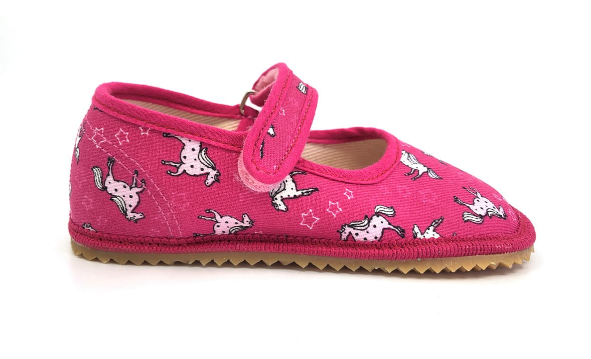 Dívčí Barefoot bačkory-baleríny Beda Unicorn (BF 060010/BA) Velikost: 29, Vnitřní délka boty: 18,7 cm, Vnitřní šířka boty: 7,5 cm