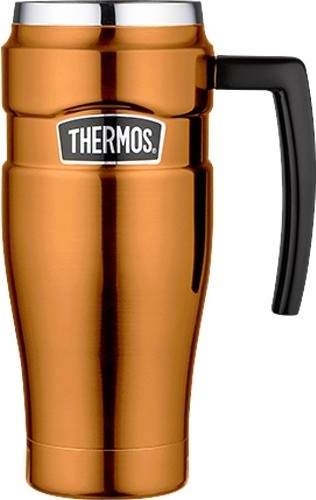 Thermos Vodotěsný termohrnek s madlem - měděná 470 ml