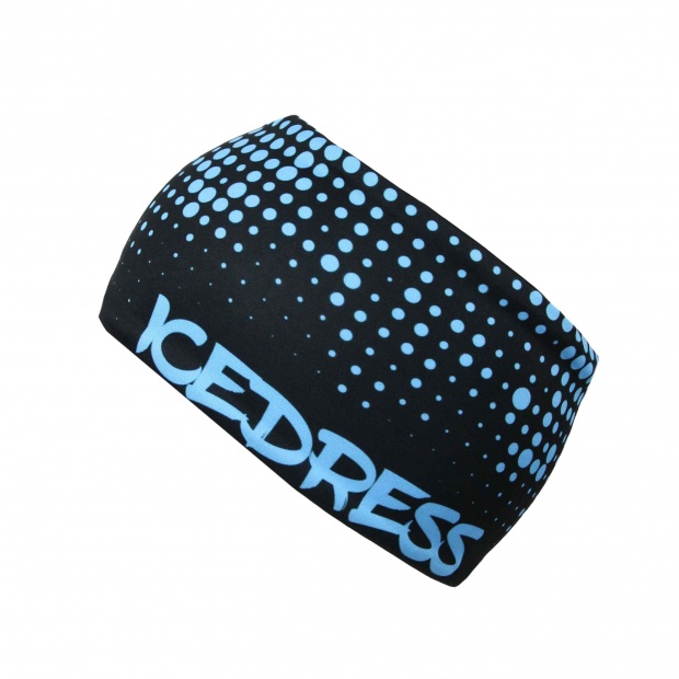 Drexiss sportovní čelenka LIMITKA DOT BLUE I Velikost: DĚTSKÁ podzim/zima Obvod 48-52cm