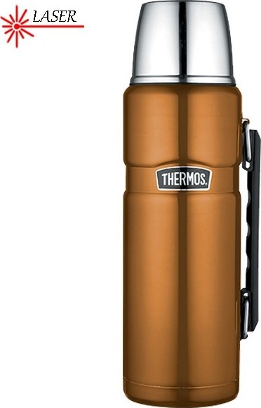 Levně Thermos Termoska na nápoje s madlem - měděná 1,2 litru