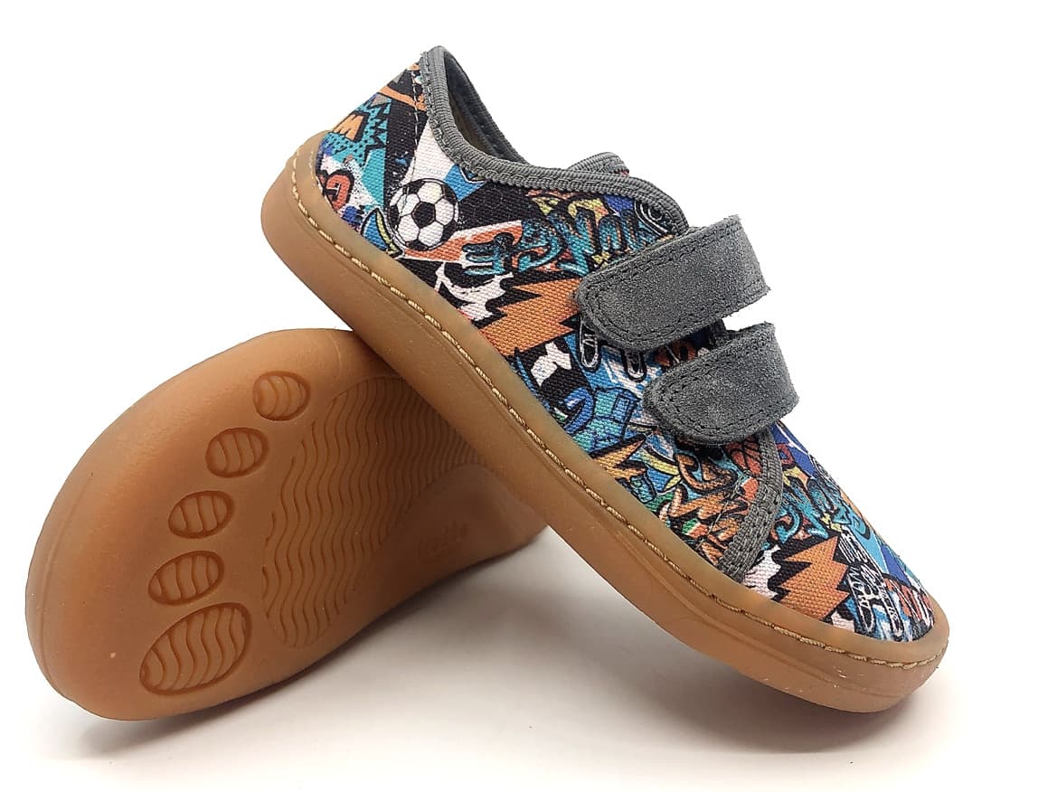 Barefoot tenisky Froddo Grey textilní G1700355-1 Velikost: 20