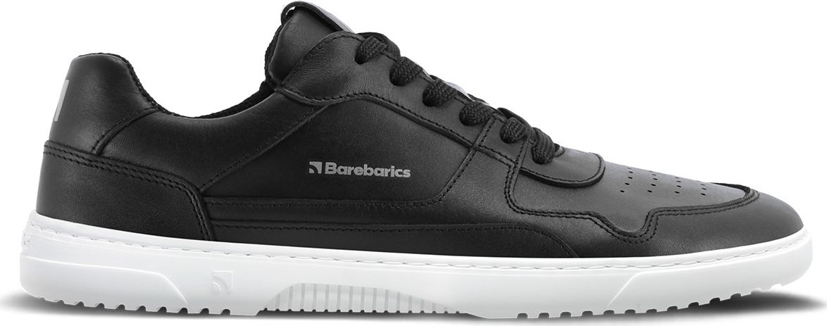 Barefoot tenisky Barebarics Zing - Black & White - Leather Velikost: 37