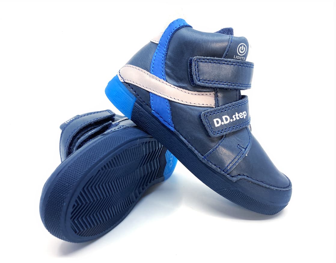 Svítící boty DD Step A068-398 Royal blue Velikost: 25