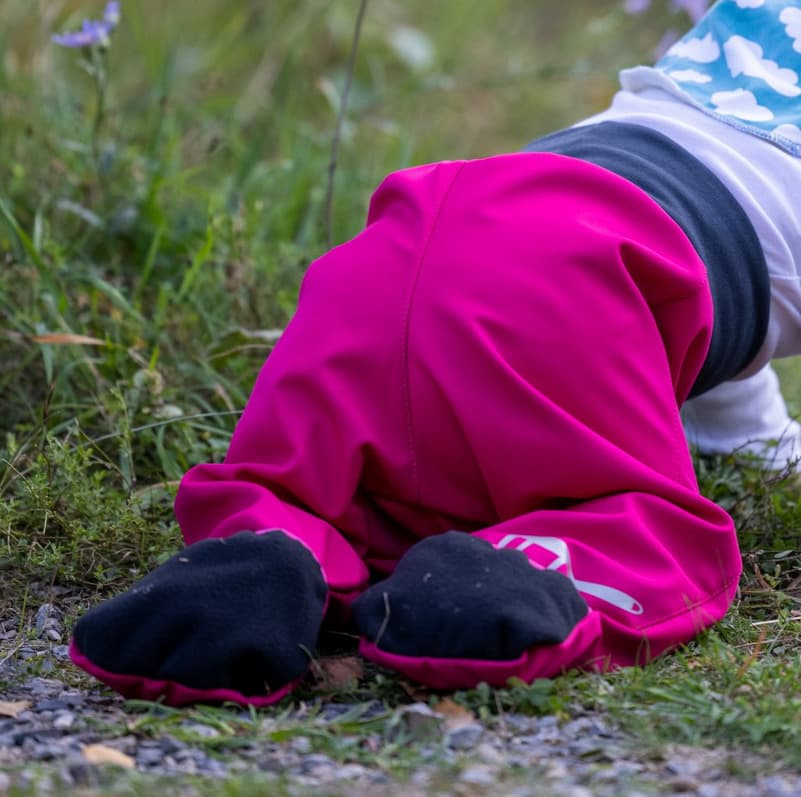 Dupeto Moje první softshellky Růžové, teplejší s fleecem Velikost: 74/80/86