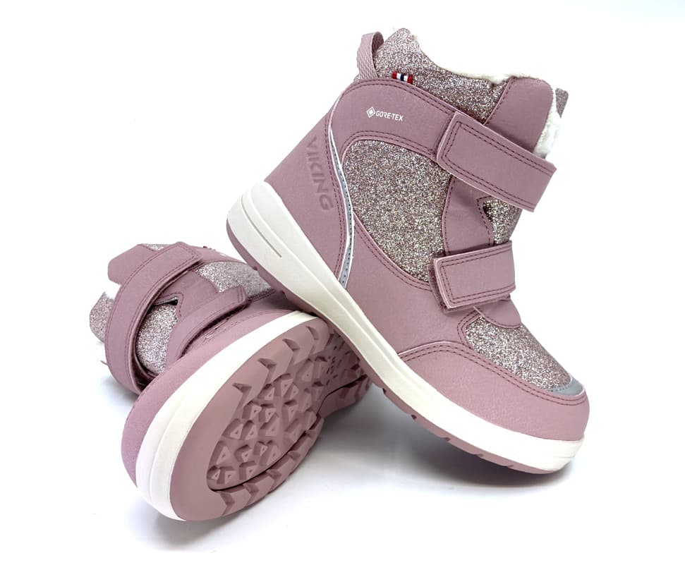 Levně Viking Spro Glitter Warm GTX Dusty Pink