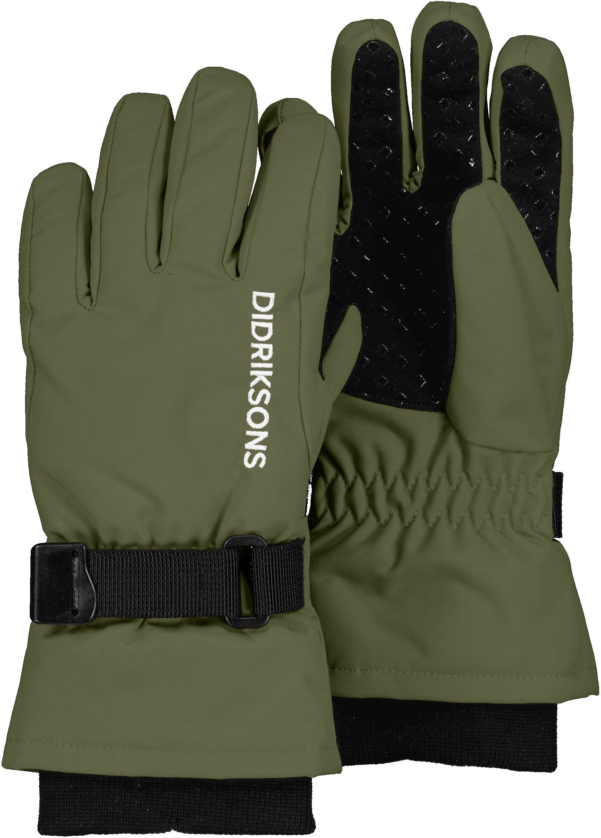 Levně Dětské rukavice Didriksons BIGGLES Gloves prstové - Deep Green 300