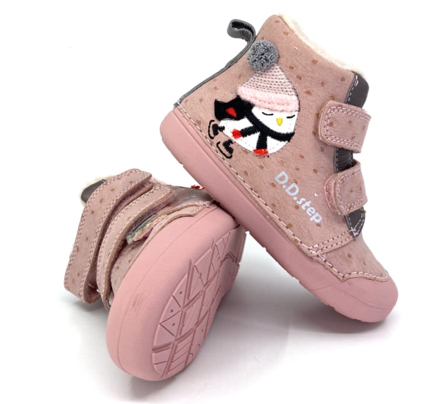 Dětské zimní boty DD Step W066-352A Pink Velikost: 24