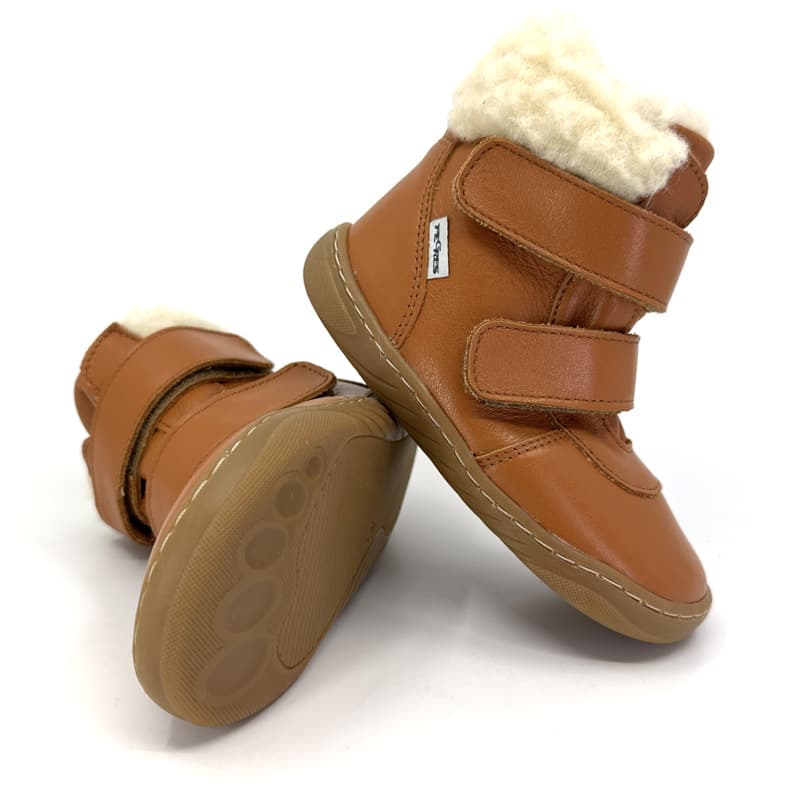 Barefoot zimní Pegres Skinny SBF42 hnědá 35, Vnitřní délka boty: 21,6 cm, Vnitřní šířka boty: 7,8 cm