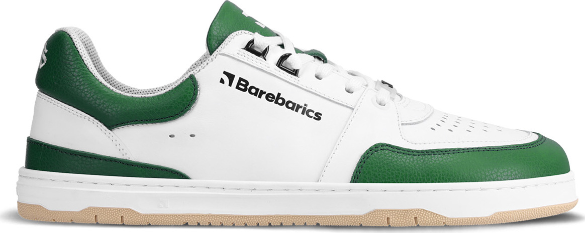 Barefoot tenisky Barebarics Wave - White & Dark Green Velikost: 46