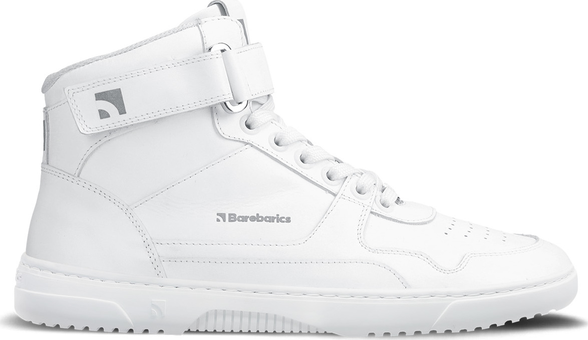 Barefoot tenisky Barebarics Zing - High Top - All White - Leather Velikost: 42