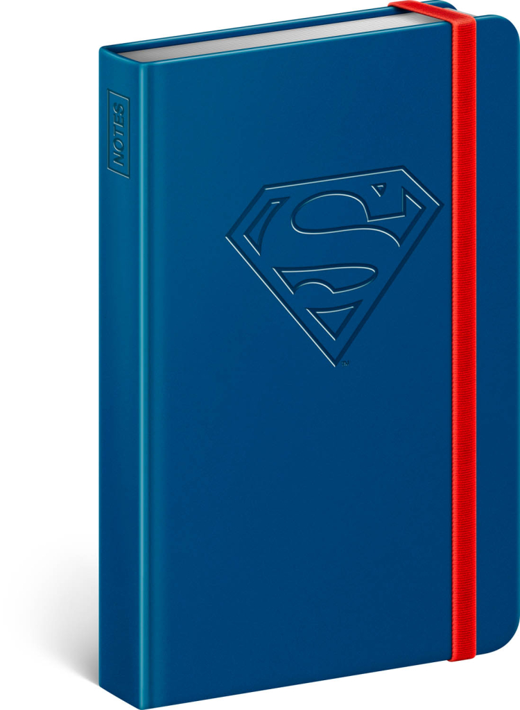 Presco Notes Superman – Logo, linkovaný, 11 × 16 cm