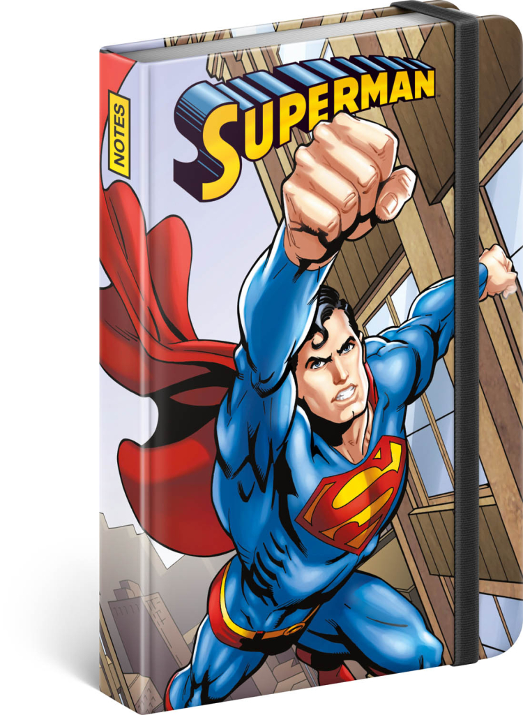 Presco Notes Superman – Day of Doom, linkovaný, 11 × 16 cm