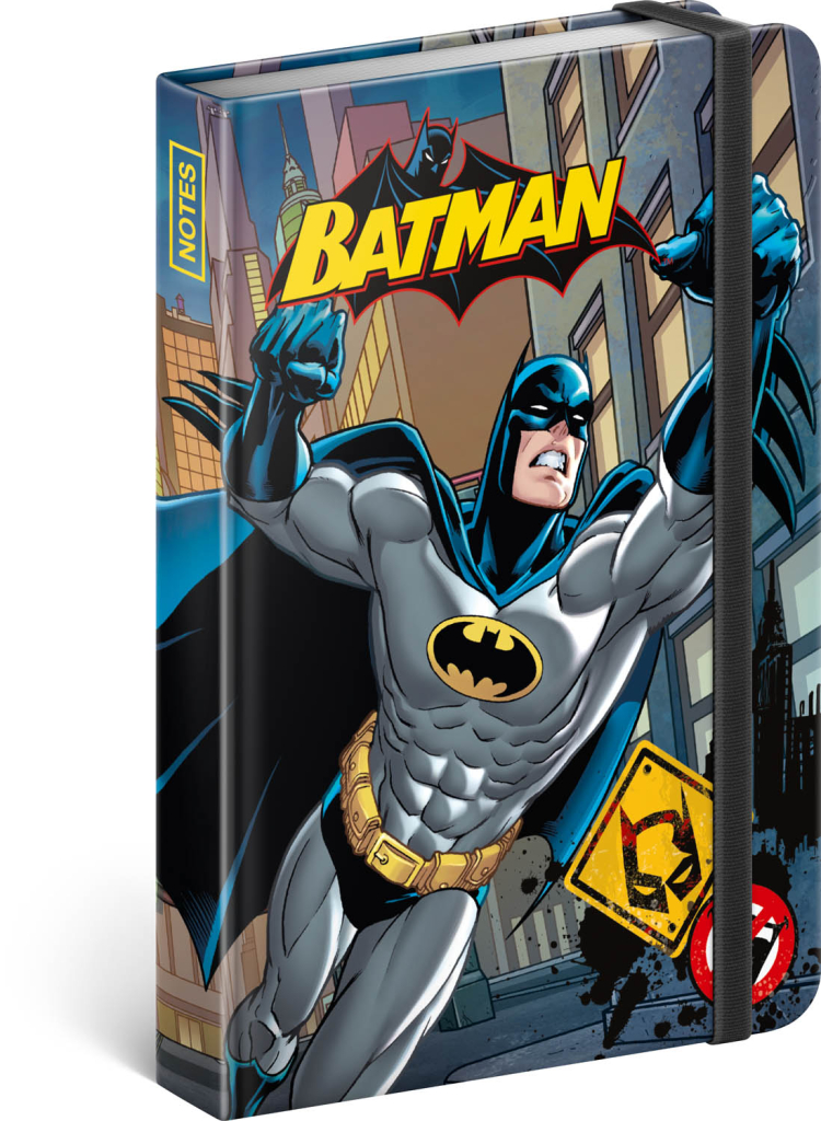 Levně Presco Notes Batman – Power, linkovaný, 11 × 16 cm