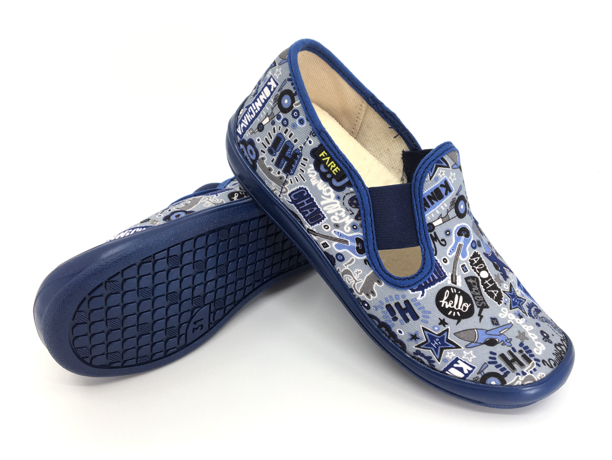 Dětské papuče na gumičku FARE 4211405 Velikost: 34