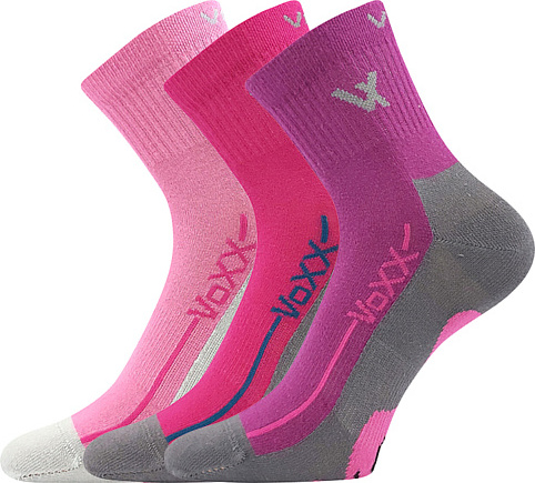 VoXX® 3PACK Ponožky VoXX Barefootik - mix B holka Velikost: 30-34 (20-22)