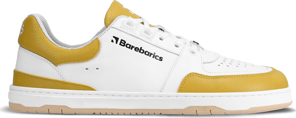 Barefoot tenisky Barebarics Wave - White & Sunset Yellow Velikost: 41