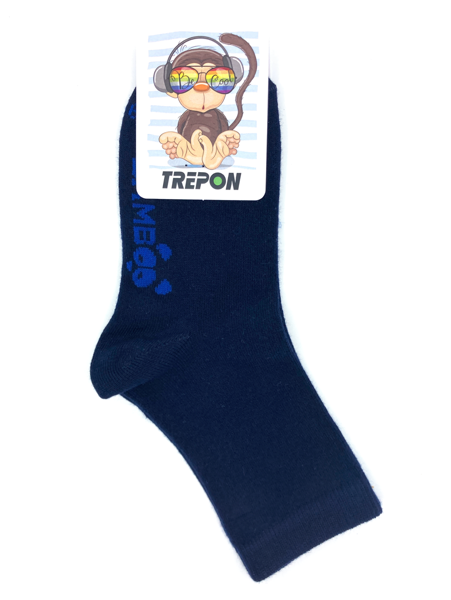 Tmavě modré bambusové ponožky Trepon BOBIK Velikost: 23 - 26