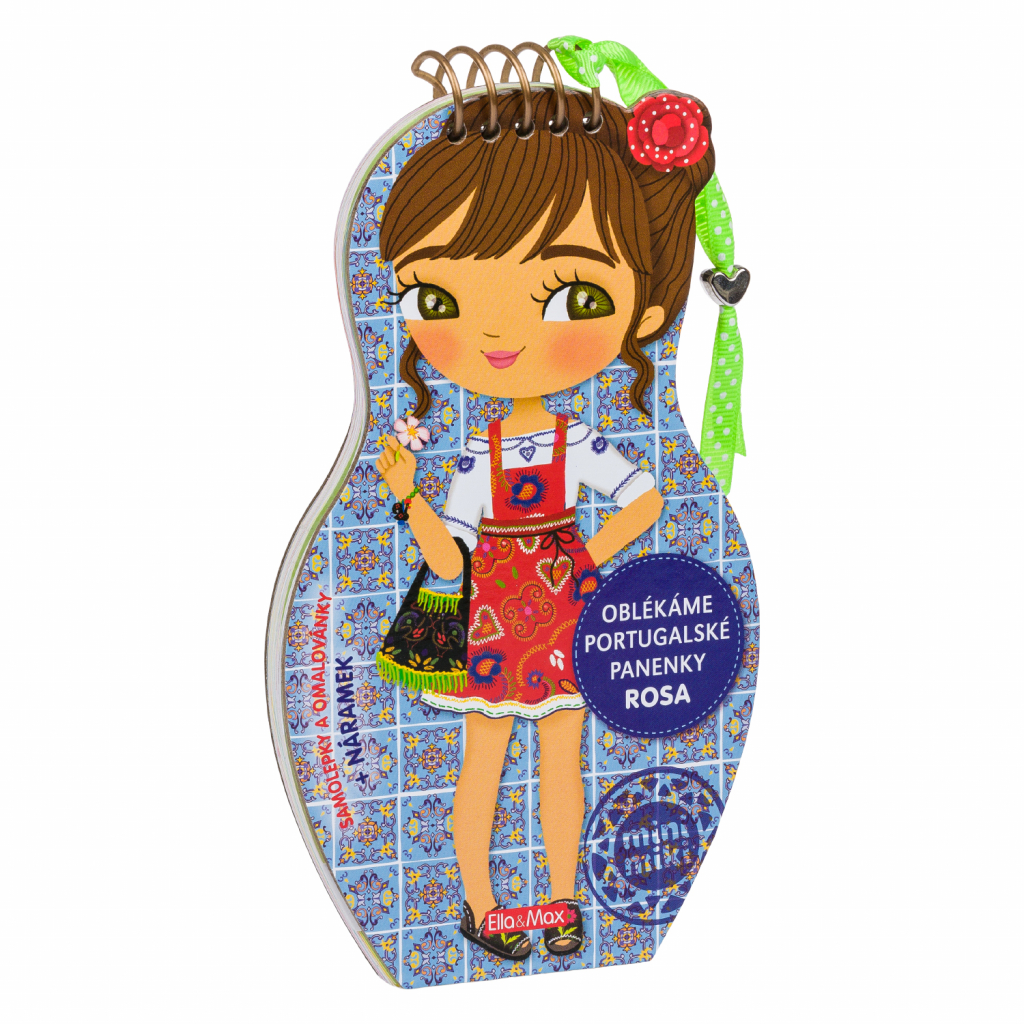 ELLA & MAX BAAGL Oblékáme portugalské panenky ROSA – Omalovánky