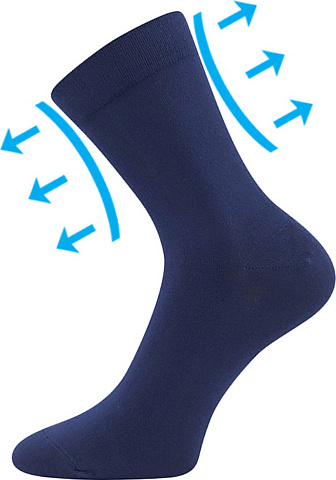 Lonka® Ponožky Lonka Drmedik - tm.modrá Velikost: 39-42 (26-28)