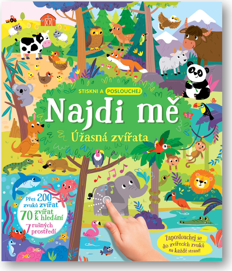 Levně Svojtka Najdi mě Úžasná zvířata