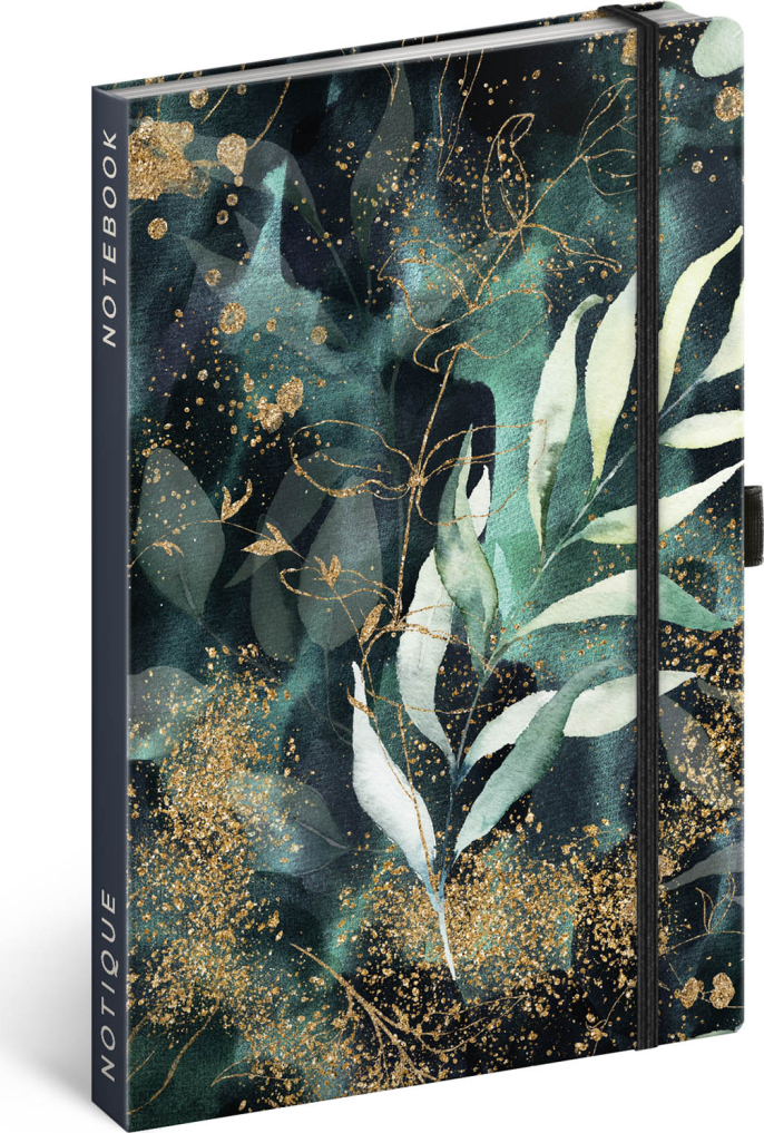 NOTIQUE Notes Eukalyptus, linkovaný, 13 x 21 cm